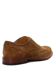 Braun/Chrom - Dune London Solihull Oxford-Budapester - Bild 6 von 8