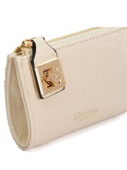 Dune London Cream Koined Turnlock Cardholder - Image 5 of 6