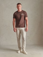 U.S. Polo Assn. Brown Classic Heritage Front & Back Graphic T-Shirt - Image 3 of 9