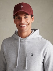 Rojo - U.S. Polo Assn. Corduroy Baseball Cap - Imagen 1 de 6