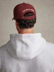 Rojo - U.S. Polo Assn. Corduroy Baseball Cap - Imagen 3 de 6
