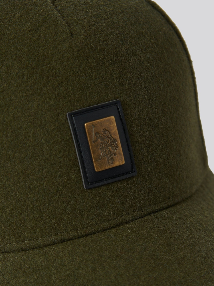 Πράσινο - U.S. Polo Assn Melton Casual Baseball Cap - Εικόνα 5 από 5