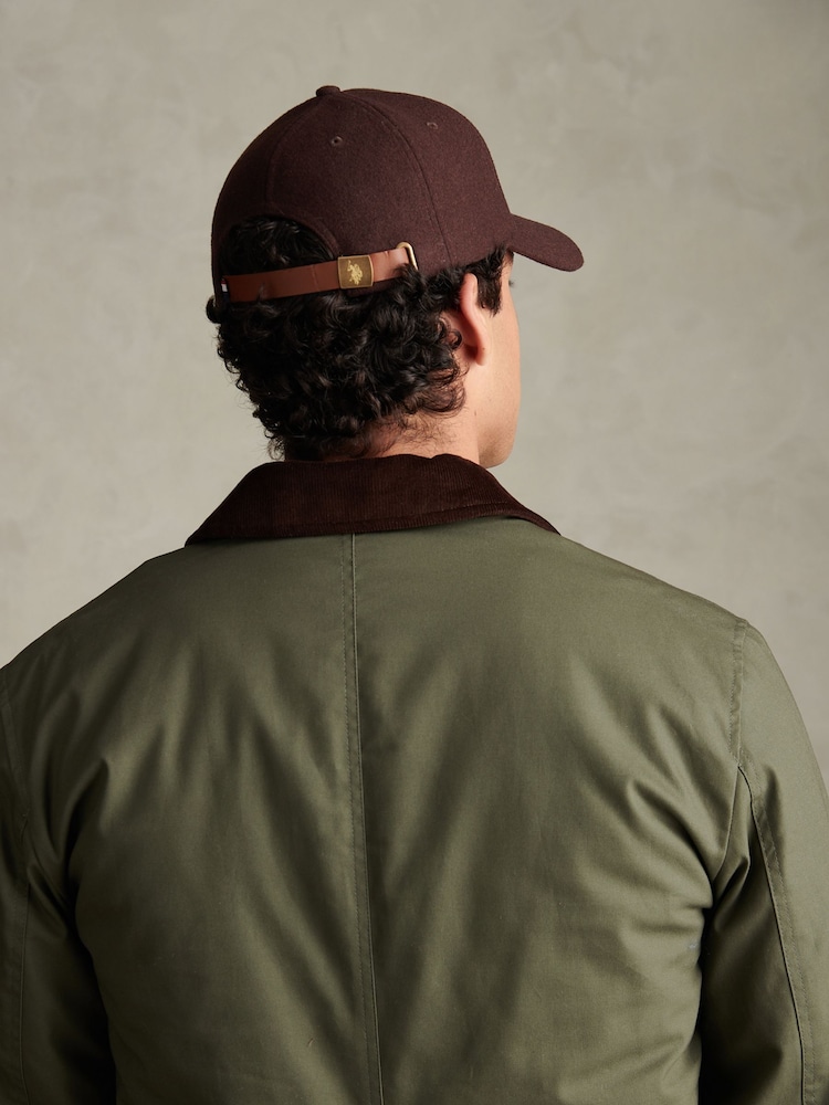 Καφετί - U.S. Polo Assn Melton Casual Baseball Cap - Εικόνα 2 από 5
