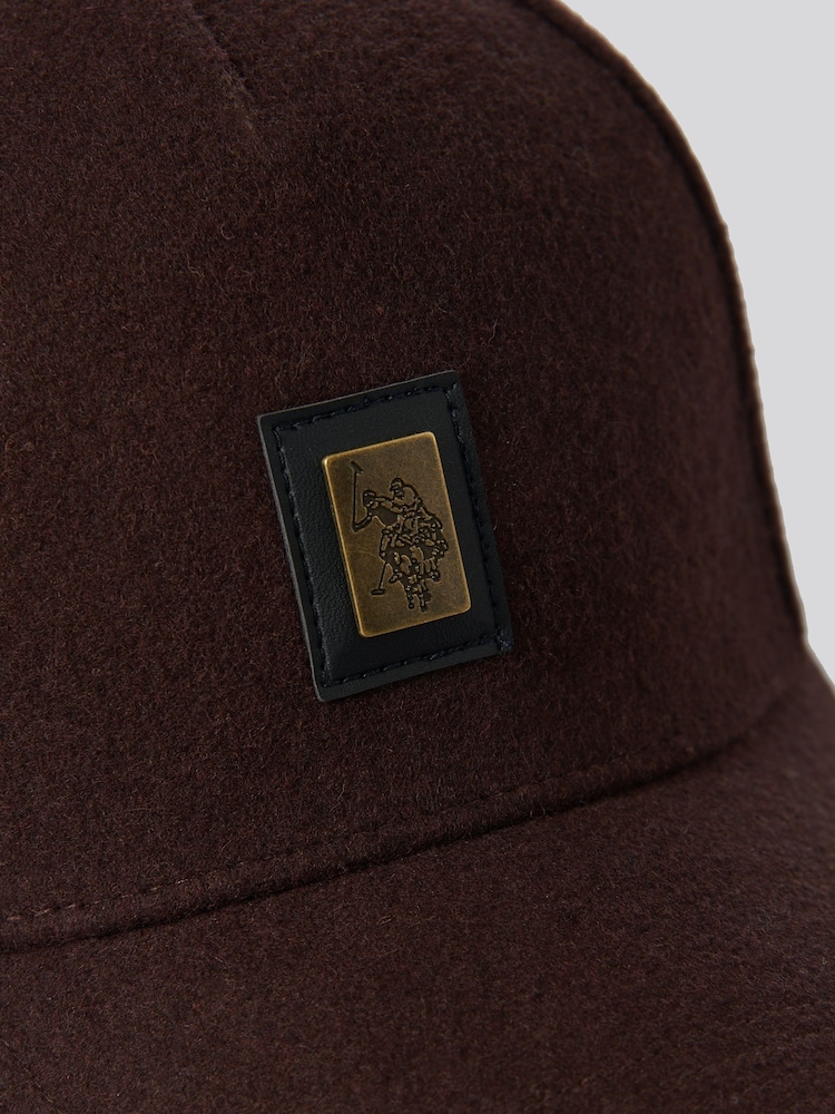 Καφετί - U.S. Polo Assn Melton Casual Baseball Cap - Εικόνα 5 από 5
