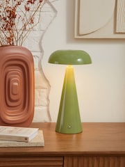 Green Darwin Rechargeable Battery Operated Touch Table Lamp (Indoors and Outdoors) - Image 1 of 4