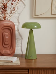 Green Darwin Rechargeable Battery Operated Touch Table Lamp (Indoors and Outdoors) - Image 2 of 4