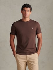 U.S. Polo Assn. Dark Brown Double Horsemen T-Shirt - Image 1 of 6