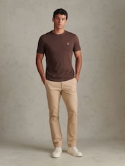 U.S. Polo Assn. Dark Brown Double Horsemen T-Shirt - Image 3 of 6