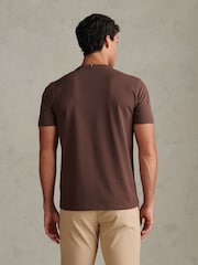 U.S. Polo Assn. Dark Brown Double Horsemen T-Shirt - Image 4 of 6