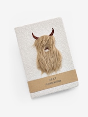 Cream Fabric Covered Hamish A5 Lined Notebook - Image 3 of 3