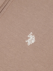 Табиғи - U.S. Polo Assn. Мақтадан жасалған ширек сыдырмалы воронкалы джемпер - 3суретінің 2 суреті