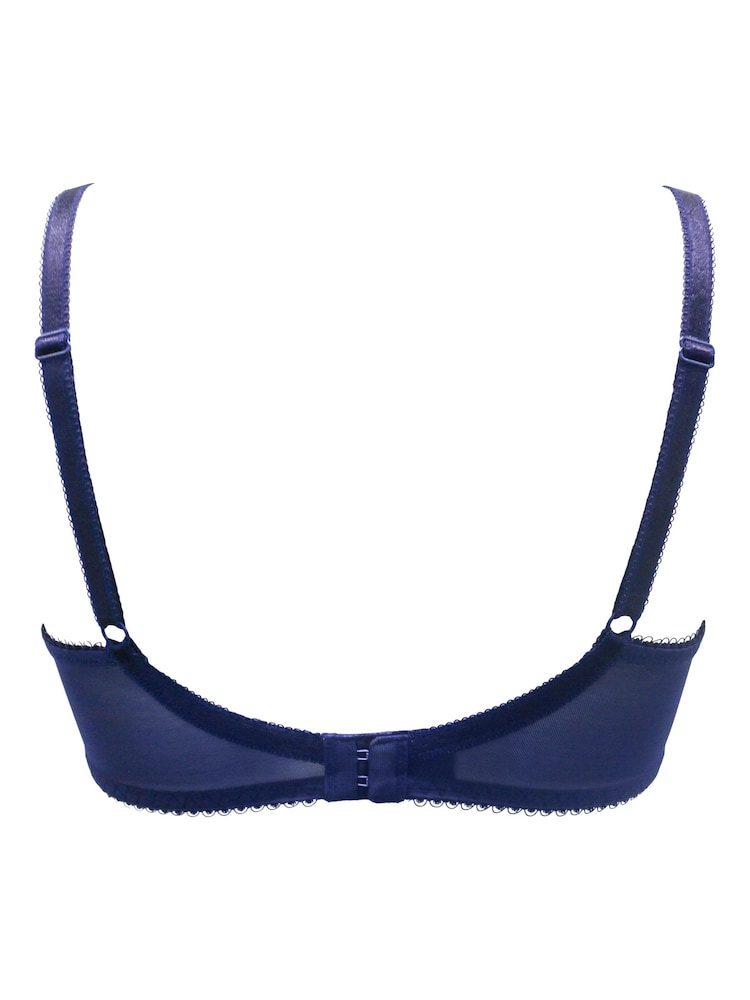 Pour Moi Navy/Lavender Padded Amour Bra - Image 4 of 4