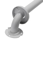 CROYDEX 600mm Stainless Steel Angled Grab Bar - Image 4 of 4