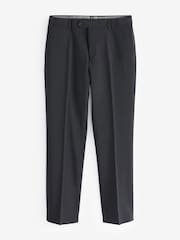 Black Regular Fit Signature Tollegno Italian Fabric Suit Trousers - Image 5 of 8