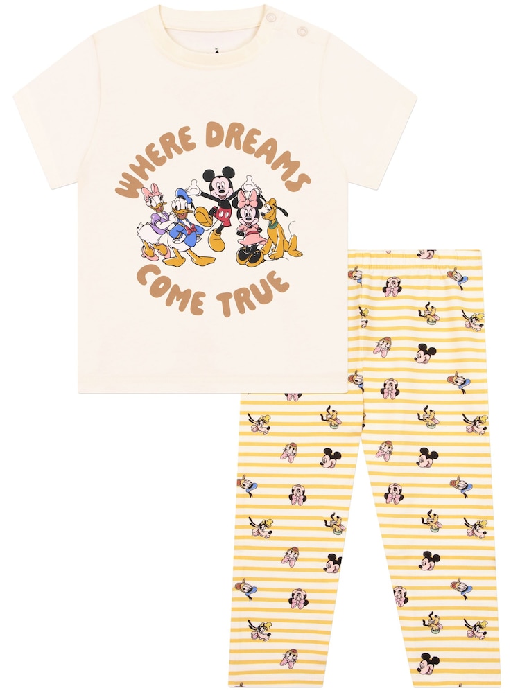 Character Yellow Disney Mickey & Friends T-Shirt And Leggings Set - Image 1 of 11 Character Yellow Disney Mickey & Friends T-Shirt And Leggings Set - Image 1 of 11