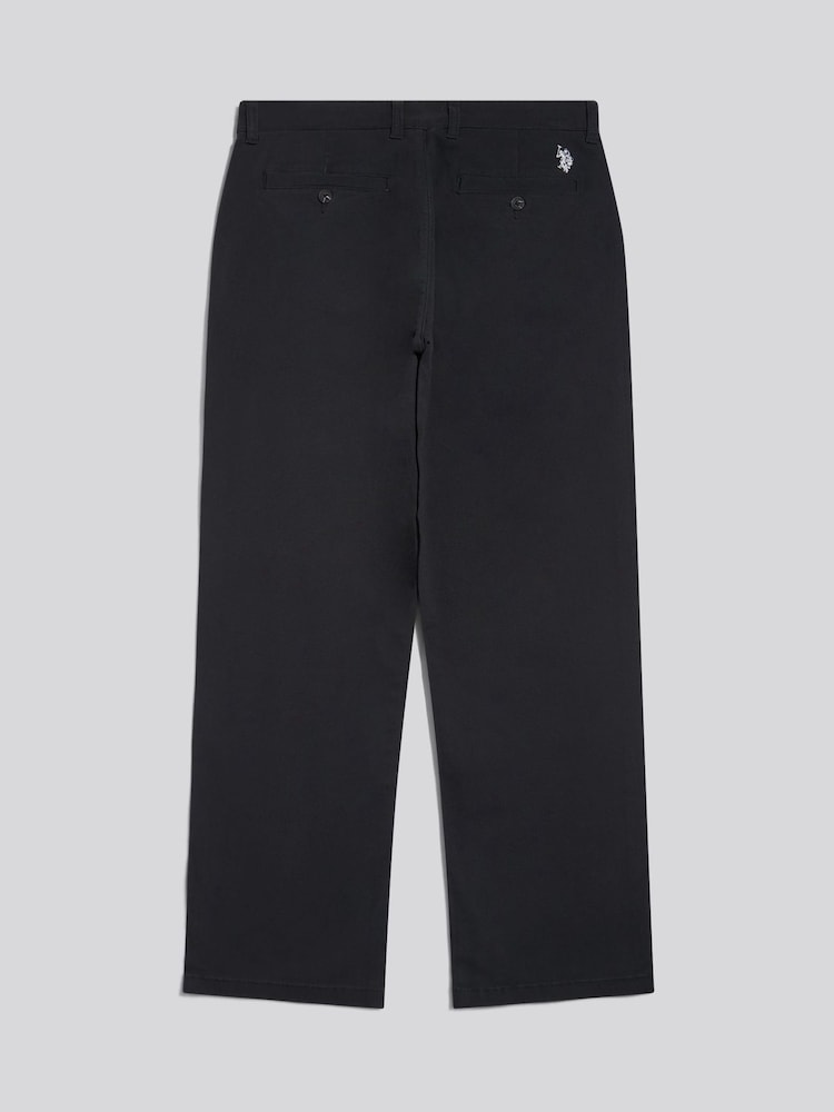 Schwarz - U.S. Polo Assn. Relaxed Fit Stretch Chinos - Bild 2 von 4 Schwarz - U.S. Polo Assn. Relaxed Fit Stretch Chinos - Bild 2 von 4