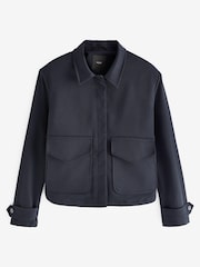 Navy Twill Boxy Jacket - Image 6 of 7