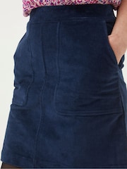 FatFace Blue Eliza Cord Skirt - Image 4 of 4
