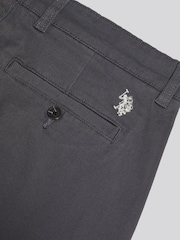 Grau - U.S. Polo Assn. Relaxed Fit Stretch Chinos - Bild 3 von 4