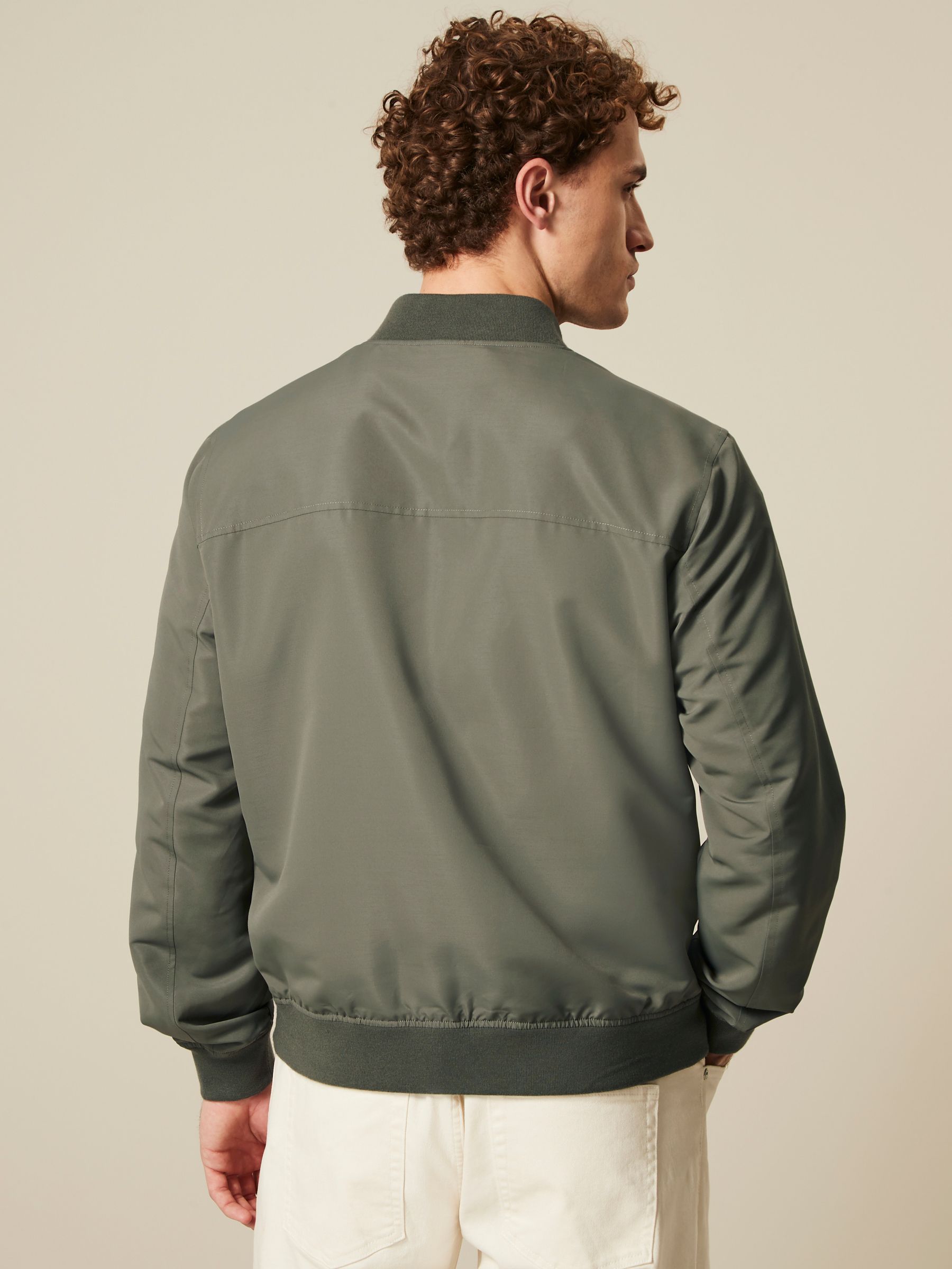 Sage green bomber jacket shop