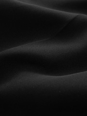 Schwarz - Elegante Bootcut-Hose mit Gummizug hinten - Bild 7 von 7