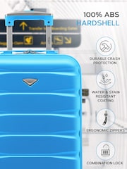 Flight Knight Hard Shell ABS Easyjet Size Cabin Carry On Case - Image 4 of 7