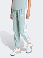 adidas Green Train Essentials 3-Stripes Woven Joggers - Image 1 of 7