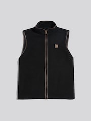Crno - U.S. Polo Assn. Heritage Micro Fleece Prsluk - Slika 1 od 2