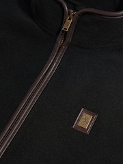 Crno - U.S. Polo Assn. Heritage Micro Fleece Prsluk - Slika 2 od 2