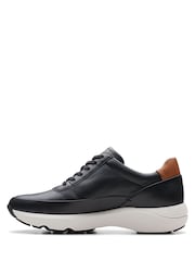 Clarks Black Standard Fit (D) Leather Tivoli Zip Shoes - Image 2 of 7