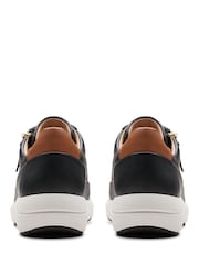Clarks Black Standard Fit (D) Leather Tivoli Zip Shoes - Image 5 of 7