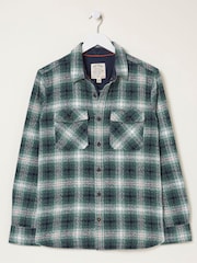 FatFace Green Purley Ombre Check Shirt - Image 6 of 6