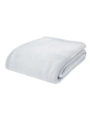 Catherine Lansfield Silver Raschel Velvet Touch Plush Extra Large Throw - Image 5 of 5