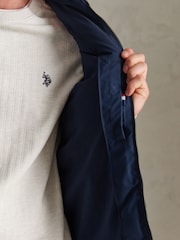 U.S. Polo Assn. Blue Heavyweight Wide Baffle Gilet - Image 5 of 9