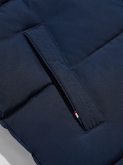 U.S. Polo Assn. Blue Heavyweight Wide Baffle Gilet - Image 8 of 9