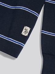 U.S. Polo Assn. 줄무늬 니트 럭비 셔츠 - 2의 이미지 2