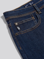 U.S. Polo Assn. Navy Blue Comfort Stretch Tapered Fit Jeans - Image 4 of 4