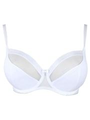 Pour Moi White Non Padded Viva Luxe Underwired Bra - Image 4 of 5