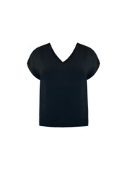Live Unlimited Black Curve Knitted Cotton T-Shirt - Image 5 of 5