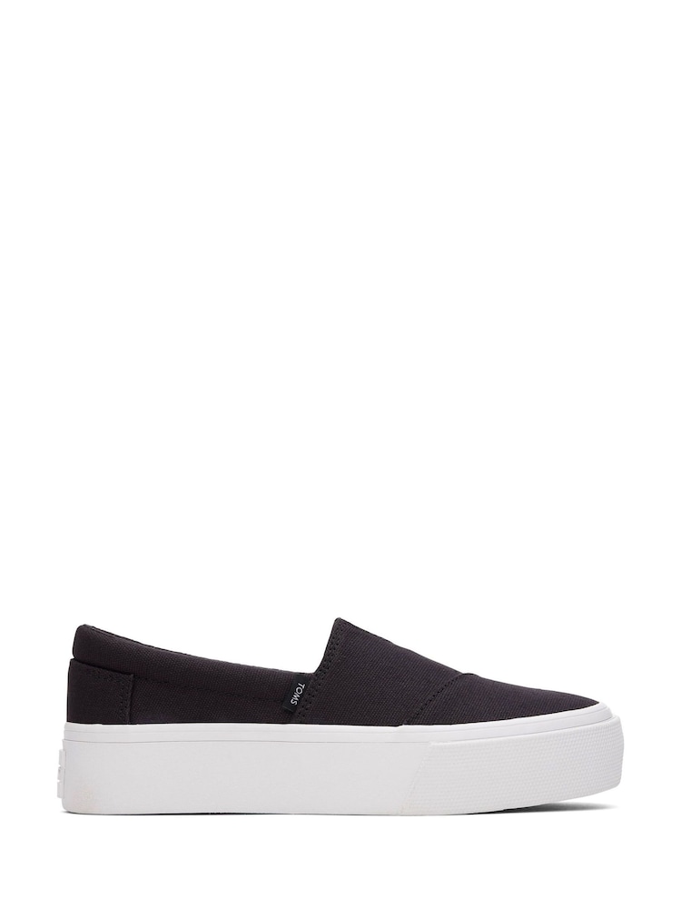 TOMS Fenix Platform Black Shoes - Image 1 of 1
