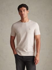 Crema - U.S. Polo Assn. Camiseta Double Horsemen - Imagen 1 de 9