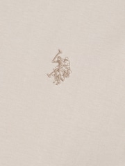 Crema - U.S. Polo Assn. Camiseta Double Horsemen - Imagen 8 de 9