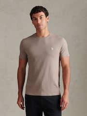 Natural - U.S. Polo Assn. Camiseta Double Horsemen - Imagen 1 de 9