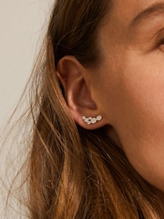 PILGRIM White Leah Earrings - Image 1 of 3