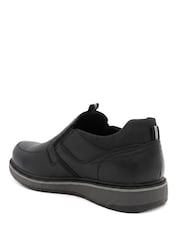 Pavers Black Casual Laceless Slip On Shoes - Image 4 of 6