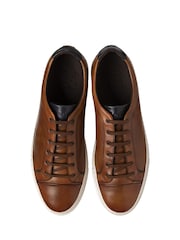 Loake Dash Handpainted Capped Toe Brown Sneakers - Image 5 of 5