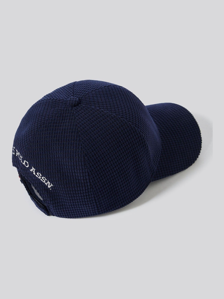 U.S. Polo Assn. Blue Corduroy Baseball Cap - Image 6 of 6 U.S. Polo Assn. Blue Corduroy Baseball Cap - Image 6 of 6