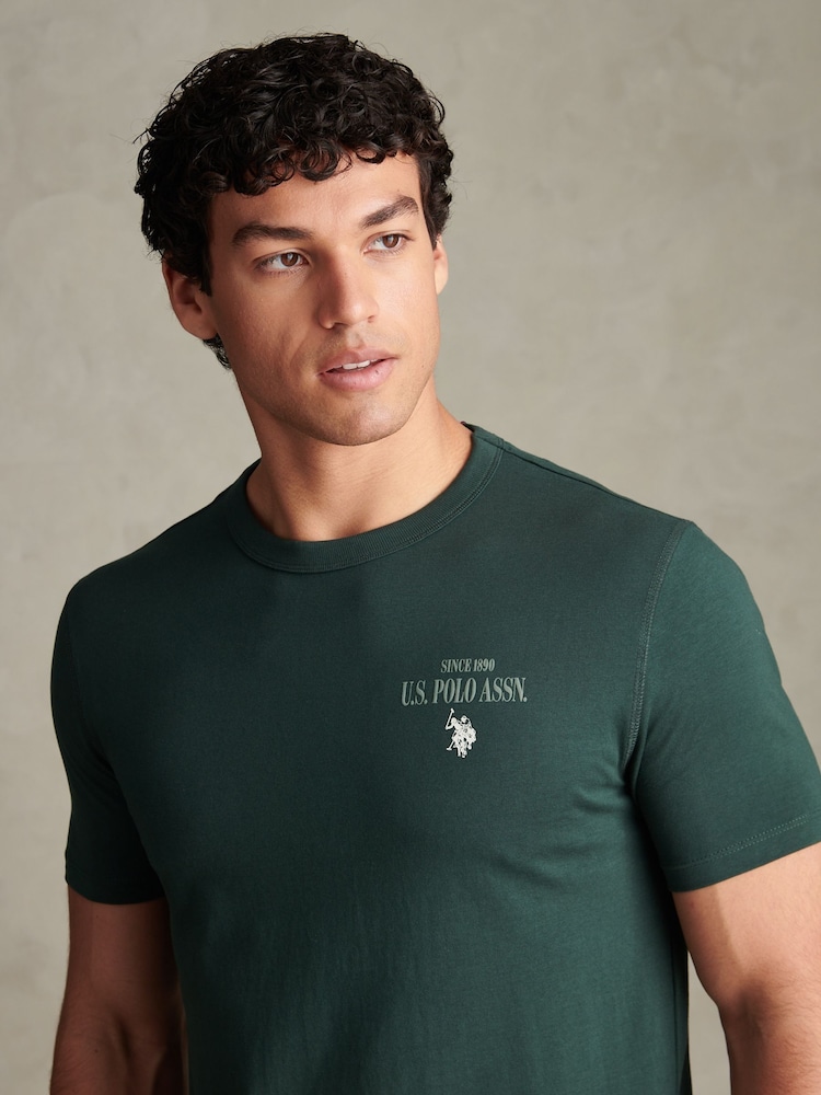 U.S. Polo Assn. Authentic Front & Back Graphic T-Shirt - Imagen 2 de 8