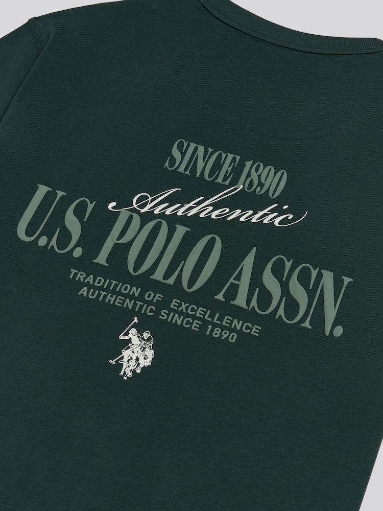 U.S. Polo Assn. Authentic Front & Back Graphic T-Shirt - Imagen 8 de 8