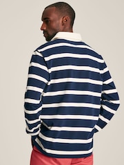 Joules Onside Navy/White Striped Rugby Shirt - Image 2 of 7